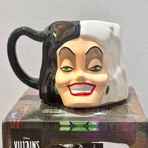 NWT in Box Cruella Deville Disney Villain Mug